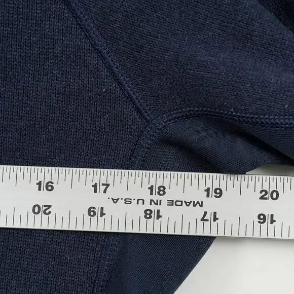 Patagonia Men’s Performance Better Sweater Hoody Blue/Navy Red Zippers Size M - Picture 6 of 12